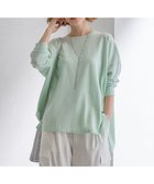 【23区/NIJYUSANKU】の【洗える】プレミアムビオコットン ビッグシルエット ニット スモーキーグリーン系|ID: prp329100004283045 ipo3291000000031965075