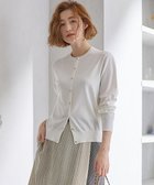 【23区/NIJYUSANKU】の【Oggi4月号掲載/洗える】プレミアムビオコットン カーディガン ホワイト系|ID: prp329100004283049 ipo3291000000032033269