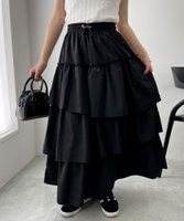 【ウィゴー/WEGO】のナイロンティアードロングスカート 人気、トレンドファッション・服の通販 founy(ファニー) ファッション Fashion レディースファッション WOMEN スカート Skirt ロングスカート Long Skirt おすすめ Recommend スポーツ Sports スポーティ Sporty スマホ Smartphone ティアードスカート Tiered Skirt トレンド Trend ドローコード Draw Cord モノトーン Monotone 再入荷 Restock/Back In Stock/Re Arrival 夏 Summer 春 Spring S/S・春夏 Ss・Spring/Summer |ID:prp329100004283245