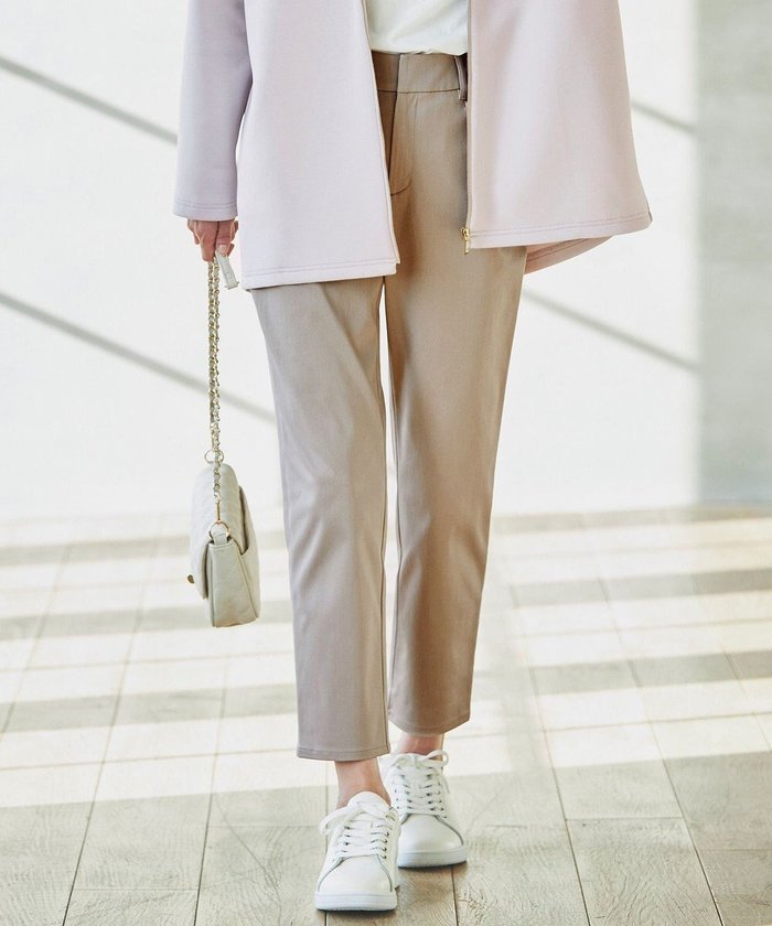 【エニィ スィス/any SiS】の【撥水機能】サテンストレッチビューティー パンツ インテリア・キッズ・メンズ・レディースファッション・服の通販 founy(ファニー) https://founy.com/ ファッション Fashion レディースファッション Fashion for Women パンツ Pants & Trousers 春 Spring シンプル Simple, Minimal ストレッチ Stretch, Stretchy Fabric スリム Slim, Slim Fit センター Center, Center Line 定番 Standard, Basic Item フィット Fit, Slim Fit S/S・春夏 SS, Spring/Summer, Warm Season 夏 Summer |ID: prp329100004283428 ipo3291000000034093060