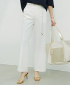 【23区/NIJYUSANKU】の【洗える】クリアストレッチ ワイドパンツ アイボリー系|ID: prp329100004283557 ipo3291000000034274605