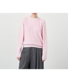 【エイトン/ATON】のCOTTON SILK クルーネックセーター PINK|ID: prp329100004283700 ipo3291000000029740743