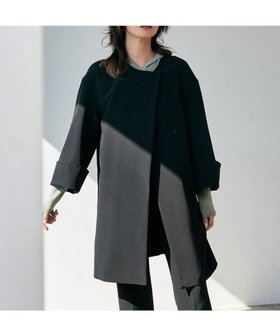 【アイシービー/iCB】のTaPeダブルクロス ノーカラーコート 人気、トレンドファッション・服の通販 founy(ファニー) ファッション Fashion レディースファッション WOMEN アウター Coat Outerwear コート Coats ジャケット Jackets 2024年 2024 2024春夏・S/S Ss,Spring/Summer,2024 おすすめ Recommend エレガント 上品 Elegant ジャケット Jacket ストレッチ Stretch セレモニー Ceremony ダブル Double ミドル Middle 夏 Summer 春 Spring S/S・春夏 Ss・Spring/Summer ビジネス 仕事 通勤 Business |ID:prp329100004284134