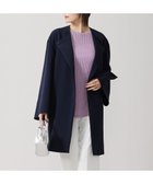 【アイシービー/iCB】のTaPeダブルクロス ノーカラーコート 人気、トレンドファッション・服の通販 founy(ファニー) ファッション Fashion レディースファッション WOMEN アウター Coat Outerwear コート Coats ジャケット Jackets 2024年 2024 2024春夏・S/S Ss,Spring/Summer,2024 おすすめ Recommend エレガント 上品 Elegant ジャケット Jacket ストレッチ Stretch セレモニー Ceremony ダブル Double ミドル Middle 夏 Summer 春 Spring S/S・春夏 Ss・Spring/Summer ビジネス 仕事 通勤 Business thumbnail ネイビー系|ID: prp329100004284134 ipo3291000000029743233