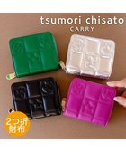 【ツモリチサト キャリー/tsumori chisato CARRY】のネコキルティング ラウンドファスナー2つ折り財布 パープル|ID: prp329100004284215 ipo3291000000029743651