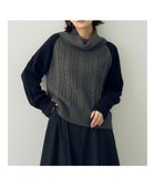 【イェッカ ヴェッカ/YECCA VECCA】のケーブルタートルネックニット Charcoal Gray|ID: prp329100004284371 ipo3291000000029865332