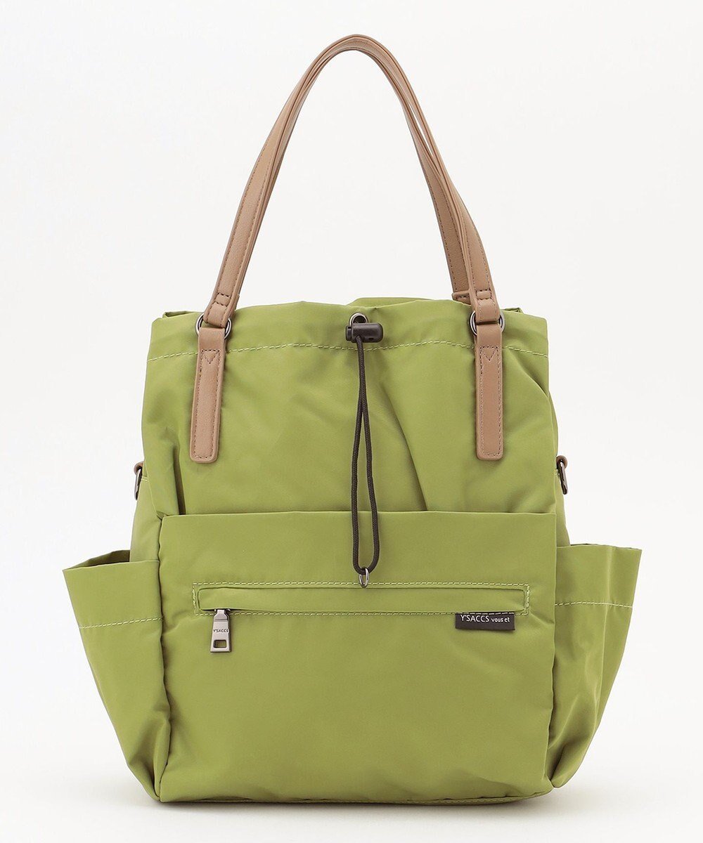 【イザック/Y'SACCS】の【Y SACCS vous et】ポーチ付き4WAYリュック インテリア・キッズ・メンズ・レディースファッション・服の通販 founy(ファニー) 　ファッション　Fashion　レディースファッション　Fashion for Women　バッグ　Bags　ポーチ&ミニバッグ　Pouches & Mini Bags　ショルダー　Shoulder, Shoulder Strap　シンプル　Simple, Minimal　スマート　Smart, Elegant　ポケット　Pocket, Pocket Detail　ポーチ　Pouch, Small Case　マグネット　Magnet, Magnetic Closure　リュック　Backpack, Rucksack　旅行　Travel　ビジネス 仕事 通勤　Business / Work / Commuting　グリーン|ID: prp329100004284492 ipo3291000000034262191