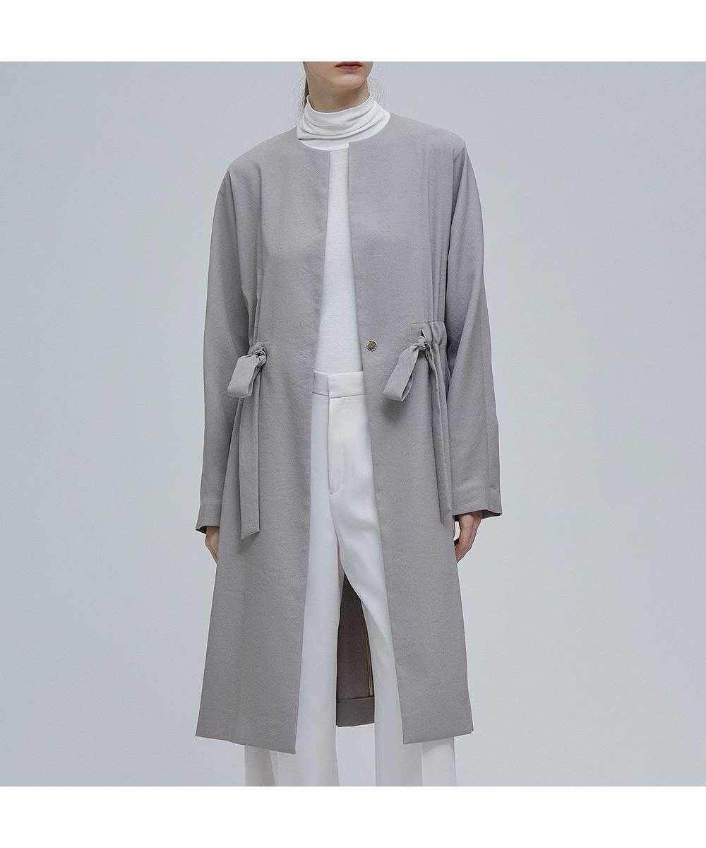 【ベイジ,/BEIGE,】のMARIE / ノーカラーコート インテリア・キッズ・メンズ・レディースファッション・服の通販 founy(ファニー) 　ファッション　Fashion　レディースファッション　Fashion for Women　アウター　Coat / Outerwear Collection　コート・ロングコート・ピーコート　Long Coats, Peacoats & More　レディースジャケット・軽アウター　Jackets　エレガント 上品　Elegant　オケージョン　Occasion Wear　ジャケット　Jacket, Outerwear　リラックス　Relax, Relaxed Fit　ビジネス 仕事 通勤　Business / Work / Commuting　夏　Summer　春　Spring　S/S・春夏　SS, Spring/Summer, Warm Season　軽量　Lightweight, Ultra Light　Taupe|ID: prp329100004284717 ipo3291000000032675433