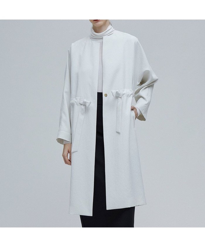 【ベイジ,/BEIGE,】のMARIE / ノーカラーコート インテリア・キッズ・メンズ・レディースファッション・服の通販 founy(ファニー) https://founy.com/ ファッション Fashion レディースファッション Fashion for Women アウター Coat / Outerwear Collection コート・ロングコート・ピーコート Long Coats, Peacoats & More レディースジャケット・軽アウター Jackets エレガント 上品 Elegant オケージョン Occasion Wear ジャケット Jacket, Outerwear リラックス Relax, Relaxed Fit ビジネス 仕事 通勤 Business / Work / Commuting 夏 Summer 春 Spring S/S・春夏 SS, Spring/Summer, Warm Season 軽量 Lightweight, Ultra Light |ID: prp329100004284717 ipo3291000000034515431