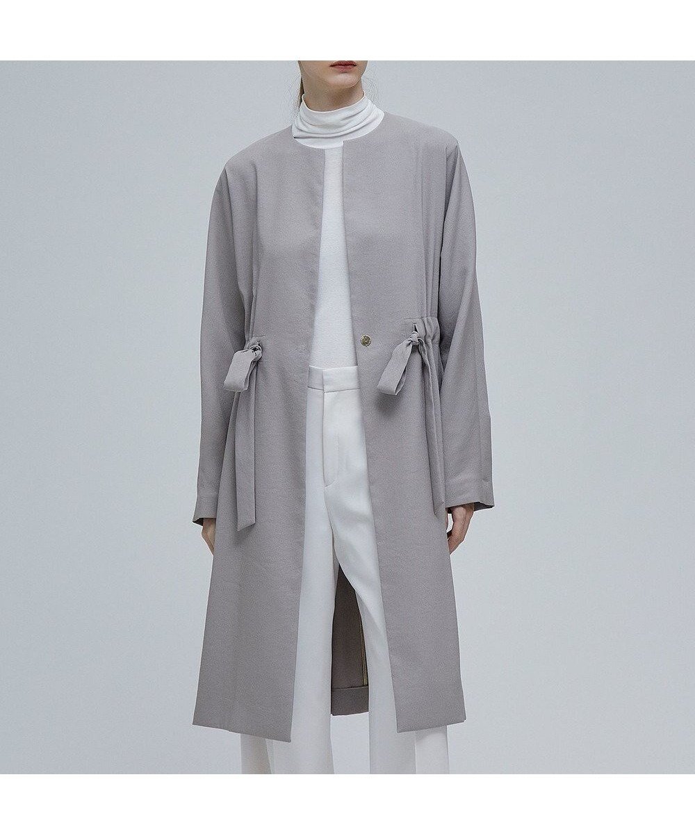 【ベイジ,/BEIGE,】のMARIE / ノーカラーコート インテリア・キッズ・メンズ・レディースファッション・服の通販 founy(ファニー) 　ファッション　Fashion　レディースファッション　Fashion for Women　アウター　Coat / Outerwear Collection　コート・ロングコート・ピーコート　Long Coats, Peacoats & More　レディースジャケット・軽アウター　Jackets　エレガント 上品　Elegant　オケージョン　Occasion Wear　ジャケット　Jacket, Outerwear　リラックス　Relax, Relaxed Fit　ビジネス 仕事 通勤　Business / Work / Commuting　夏　Summer　春　Spring　S/S・春夏　SS, Spring/Summer, Warm Season　軽量　Lightweight, Ultra Light　Taupe|ID: prp329100004284717 ipo3291000000034515433