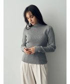 【イェッカ ヴェッカ/YECCA VECCA】のラメ混ハイネックリブニット Gray|ID: prp329100004284732 ipo3291000000029865268