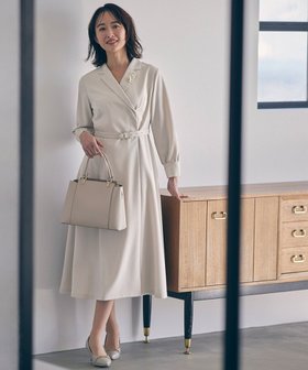 【エニィ スィス/any SiS】 【洗える】レディテーラード ワンピース人気、トレンドファッション・服の通販 founy(ファニー) ファッション Fashion レディースファッション WOMEN ワンピース Dress おすすめ Recommend カフス Cuffs クラシカル Classical ストレッチ Stretch スリット Slit セレモニー Ceremony ダブル Double フィット Fit フレア Flare ポケット Pocket ラップ Wrap エレガント 上品 Elegant 再入荷 Restock/Back In Stock/Re Arrival 夏 Summer 春 Spring S/S・春夏 Ss・Spring/Summer 洗える Washable |ID:prp329100004285161