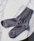 【ティアクラッセ/Tiaclasse】のシャイニーリブソックス グレー|ID: prp329100004285180 ipo3291000000031917006