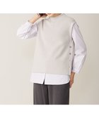 【ジェイ プレス/J.PRESS】の【洗える】CLEAR COTTON BLEND ニット ベスト 人気、トレンドファッション・服の通販 founy(ファニー) ファッション Fashion レディースファッション WOMEN アウター Coat Outerwear トップス・カットソー Tops/Tshirt ニット Knit Tops ベスト/ジレ Gilets/Vests インナー Inner 春 Spring 洗える Washable 畦 Ridge カットソー Cut And Sew トレンド Trend ベスト Vest ボトルネック Bottleneck A/W・秋冬 Aw・Autumn/Winter・Fw・Fall-Winter 再入荷 Restock/Back In Stock/Re Arrival エレガント 上品 Elegant thumbnail ライトグレー系|ID: prp329100004285425 ipo3291000000030347719