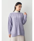 【イェッカ ヴェッカ/YECCA VECCA】のケーブルニット Lavender|ID: prp329100004285451 ipo3291000000029865399