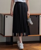 【23区/NIJYUSANKU】の【洗える】チュール プリーツ スカート ブラック系|ID: prp329100004285493 ipo3291000000031964966