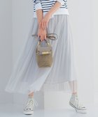 【23区/NIJYUSANKU】の【洗える】チュール プリーツ スカート グレイッシュベージュ|ID: prp329100004285493 ipo3291000000033713132