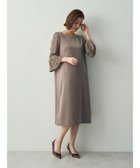 【イェッカ ヴェッカ/YECCA VECCA】のレース切替ベルスリーブドレス Beige|ID: prp329100004285610 ipo3291000000029751089