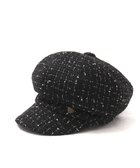 【アトレナ/ATRENA】のFANCYTWEED CAP/キャスケット ブラック|ID: prp329100004285622 ipo3291000000029751137