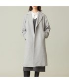 【ジェイプレスヨークストリート/J.PRESS YORK STREET】の【WOMEN】メルトン ガウンコート ライトグレー系|ID: prp329100004285656 ipo3291000000031917066