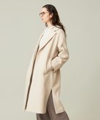 【ジェイプレスヨークストリート/J.PRESS YORK STREET】の【WOMEN】メルトン ガウンコート ベージュ系|ID: prp329100004285656 ipo3291000000031917067