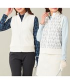 【23区 ゴルフ/NIJYUSANKU GOLF】の【WOMEN】ストレッチモール リバーシブル ベスト ホワイト系|ID: prp329100004285710 ipo3291000000029751443