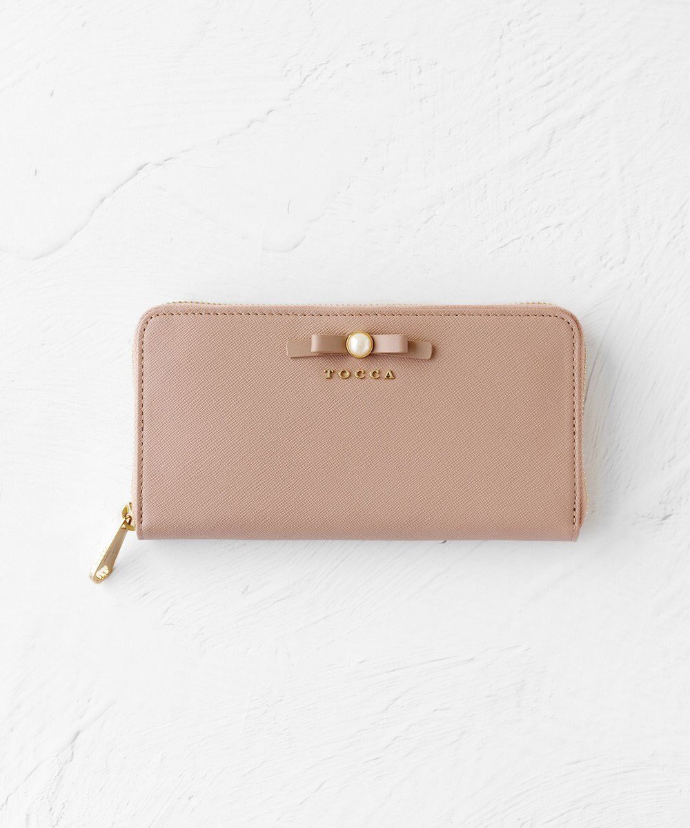 【トッカ/TOCCA】のPEARL KNOT LONGWALLET 長財布 インテリア・キッズ・メンズ・レディースファッション・服の通販 founy(ファニー) 　ファッション　Fashion　レディースファッション　Ladies' Fashion Online　財布　Wallets　2024年　2024　2024春夏・S/S　Ss,Spring/Summer,2024　おすすめ　Recommend　エレガント 上品　Elegant　パール　Pearl　ポケット　Pocket　メタル　Metal　モチーフ　Motif　リボン　Ribbon　リュクス　Luxe　ロマンティック　Romantic　夏　Summer　S/S・春夏　Ss・Spring/Summer　財布　Wallet　ピンク系|ID: prp329100004285762 ipo3291000000032411353