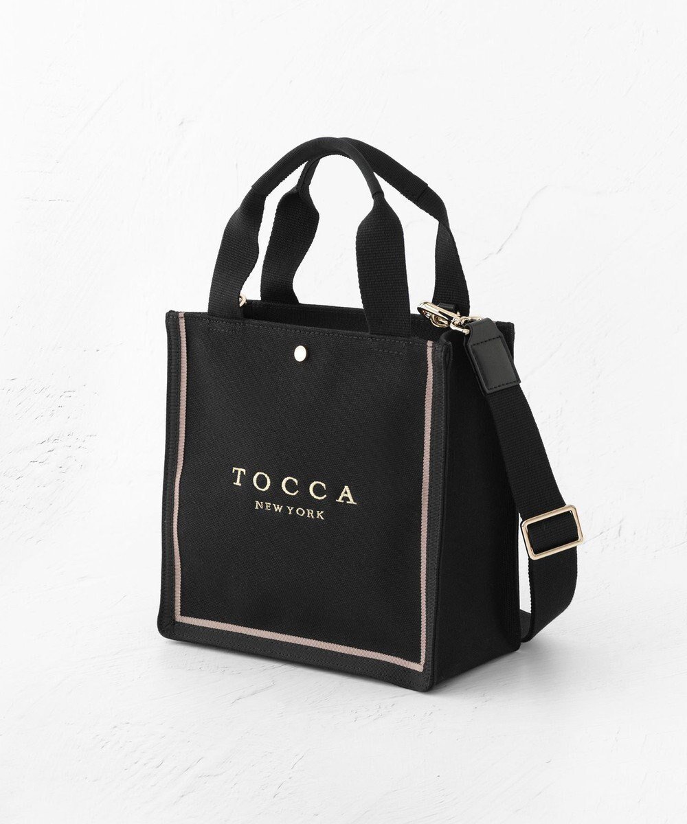 【トッカ/TOCCA】の【WEB限定】TABLEAU BAG キャンバスバッグ インテリア・キッズ・メンズ・レディースファッション・服の通販 founy(ファニー) 　ファッション　Fashion　レディースファッション　Ladies' Fashion Online　バッグ　Bag　キャンバス　Canvas　コンパクト　Compact　シンプル　Simple　スクエア　Square　財布　Wallet　トリミング　Trimming　フォルム　Form　フロント　Front　ポケット　Pocket　メタル　Metal　モダン　Modern　リュクス　Luxe　S/S・春夏　Ss・Spring/Summer　夏　Summer　2024年　2024　2024春夏・S/S　Ss,Spring/Summer,2024　ブラック系|ID: prp329100004285773 ipo3291000000032663375