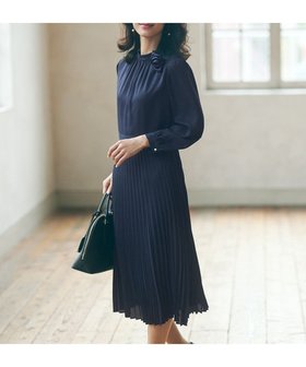 【23区/NIJYUSANKU】の【洗える】クリスタルアムンゼン ワンピース 人気、トレンドファッション・服の通販 founy(ファニー) ファッション Fashion レディースファッション WOMEN ワンピース Dress エレガント 上品 Elegant 洗える Washable ジャケット Jacket ツイード Tweed ドレープ Drape 人気 Popularity パール Pearl フォーマル Formal ワンポイント One Point A/W・秋冬 Aw・Autumn/Winter・Fw・Fall-Winter 再入荷 Restock/Back In Stock/Re Arrival S/S・春夏 Ss・Spring/Summer 夏 Summer セレモニー Ceremony |ID:prp329100004285790