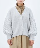 【ムーク/muuc】の〈高品質シルク&アンゴラモヘア〉模様編み ボリューム袖 カーディガン 人気、トレンドファッション・服の通販 founy(ファニー) ファッション Fashion レディースファッション WOMEN トップス・カットソー Tops/Tshirt カーディガン Cardigans アンゴラ Angola カーディガン Cardigan キャンバス Canvas シルク Silk スモック Smock 透かし Watermark 手編み Hand Knitting パターン Pattern モコモコ Fluffy モヘア Mohair A/W・秋冬 Aw・Autumn/Winter・Fw・Fall-Winter 再入荷 Restock/Back In Stock/Re Arrival thumbnail ライトグレー|ID: prp329100004285807 ipo3291000000029751827