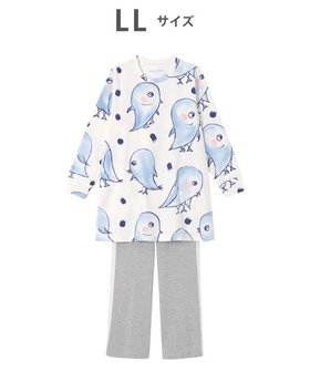 【ツモリチサト スリープ/tsumori chisato SLEEP】のツモリチサト パジャマ 長袖 長ズボン ルームウェア マイクロフリース素材 あたたかい 上下セット 冬 tsumori chisato SLEEP UDW442 /ワコール 人気、トレンドファッション・服の通販 founy(ファニー) ファッション Fashion レディースファッション WOMEN トップス・カットソー Tops/Tshirt チュニック Tunic 定番 Standard 長袖 Long Sleeve パジャマ Pajamas ボトム Bottom モチーフ Motif 無地 Plain Color ロング Long 冬 Winter |ID:prp329100004285838