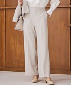 【23区/NIJYUSANKU】の【VERY3月号掲載/セットアップ対応】トリアセダブルジョーゼット フルレングス パンツ ベージュ系|ID: prp329100004285862 ipo3291000000034496732