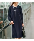 【23区/NIJYUSANKU】の【セットアップ対応】トリアセダブルジョーゼット シフォンスリーブ ワンピース ネイビー系|ID: prp329100004285864 ipo3291000000031811411