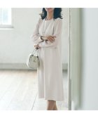 【23区/NIJYUSANKU】の【セットアップ対応】トリアセダブルジョーゼット シフォンスリーブ ワンピース ベージュ系|ID: prp329100004285864 ipo3291000000032662804