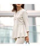 【23区/NIJYUSANKU】の【洗える】トリアセダブルジョーゼット ペプラム ブラウス 人気、トレンドファッション・服の通販 founy(ファニー) ファッション Fashion レディースファッション Fashion for Women トップス・カットソー Cut & Sew Tops シャツ・ブラウス・オフィスカジュアル Elegant Blouses & Button-Ups 洗える Machine Washable シフォン Chiffon, Lightweight Fabric シンプル Simple, Minimal ジャケット Jacket, Outerwear ジョーゼット Georgette, Semi-Sheer Fabric ストレッチ Stretch, Stretchy Fabric スリーブ Sleeve, Long Sleeve / Short Sleeve スーツ Suit, Formalwear セットアップ Set-Up, Coordinated Outfit テーパード Tapered, Tapered Pants 定番 Standard, Basic Item ネックレス Necklace, Pendant Necklace パール Pearl, Pearl Accent ブローチ Brooch, Pin Brooch ペプラム Peplum, Flared Hem レース Lace, Lace Fabric A/W・秋冬 Autumn/Winter S/S・春夏 SS, Spring/Summer, Warm Season おすすめ Recommended / Our Picks 夏 Summer 2023春夏・S/S Spring/Summer 2023 SS23 2023年 2023 エレガント 上品 Elegant セレモニー Ceremony ビジネス 仕事 通勤 Business / Work / Commuting thumbnail ベージュ系|ID: prp329100004285865 ipo3291000000033357269