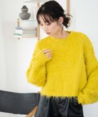 【ウィゴー/WEGO】のブラッシュニットショートプルオーバー イエロー|ID: prp329100004285885 ipo3291000000030075882