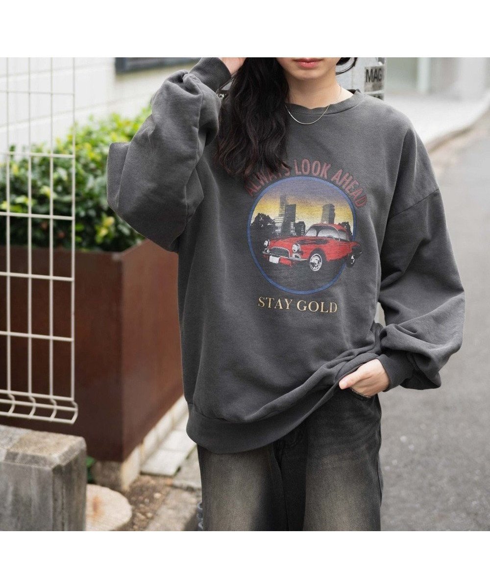 【ウィゴー/WEGO】のヴィンテージライクピグメントスウェット インテリア・キッズ・メンズ・レディースファッション・服の通販 founy(ファニー) 　ファッション　Fashion　レディースファッション　WOMEN　トップス・カットソー　Tops/Tshirt　パーカ　Sweats　スウェット　Sweat　ヴィンテージ　Vintage　ショート　Short　スウェット　Sweat　スマホ　Smartphone　A/W・秋冬　Aw・Autumn/Winter・Fw・Fall-Winter　再入荷　Restock/Back In Stock/Re Arrival　おすすめ　Recommend　柄3|ID: prp329100004285909 ipo3291000000029752254