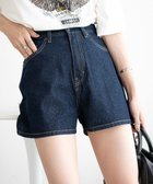 【ウィゴー/WEGO】のデニム台形ショートパンツ デニム濃色|ID: prp329100004285918 ipo3291000000029752285