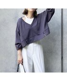 【グリーンパークス/Green Parks】のショート丈Vネックポンチプルオーバー 人気、トレンドファッション・服の通販 founy(ファニー) ファッション Fashion レディースファッション WOMEN トップス・カットソー Tops/Tshirt シャツ/ブラウス Shirts/Blouses ロング / Tシャツ T-Shirts プルオーバー Pullover カットソー Cut and Sewn Vネック V-Neck A/W・秋冬 Aw・Autumn/Winter・Fw・Fall-Winter おすすめ Recommend カットソー Cut And Sew ショート Short スリーブ Sleeve ドロップ Drop ボンディング Bonding ポケット Pocket 再入荷 Restock/Back In Stock/Re Arrival thumbnail Charcoal Gray|ID: prp329100004286138 ipo3291000000029753235