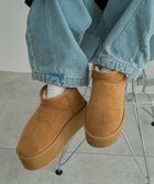 【ウィゴー/WEGO】の【暖かい】厚底ショートFムートンブーツ 人気、トレンドファッション・服の通販 founy(ファニー) ファッション Fashion レディースファッション WOMEN 厚底 Platforms カーゴパンツ Cargo Pants ショート Short スマホ Smartphone ソックス Socks デニム Denim 定番 Standard ボトム Bottom ワイド Wide A/W・秋冬 Aw・Autumn/Winter・Fw・Fall-Winter 再入荷 Restock/Back In Stock/Re Arrival thumbnail ベージュ|ID: prp329100004286140 ipo3291000000029910559