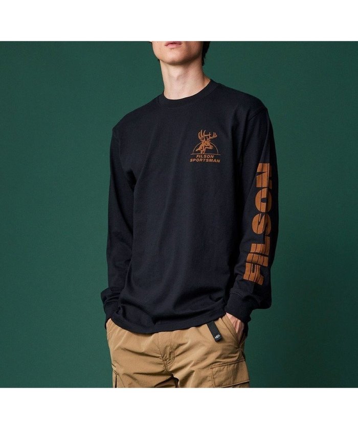 【ジョセフ アブード マウンテン/JOSEPH ABBOUD MOUNTAIN】の【FILSON】LONG SLEEVE FRONTIER GRAPPHIC T-SHIRT インテリア・キッズ・メンズ・レディースファッション・服の通販 founy(ファニー) https://founy.com/ ファッション Fashion レディースファッション WOMEN トップス・カットソー Tops/Tshirt シャツ/ブラウス Shirts/Blouses ロング / Tシャツ T-Shirts カットソー Cut and Sewn カットソー Cut And Sew グラフィック Graphic A/W・秋冬 Aw・Autumn/Winter・Fw・Fall-Winter 長袖 Long Sleeve |ID: prp329100004286162 ipo3291000000029753291