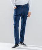 【ジョゼフ オム/JOSEPH HOMME / MEN】の高リピートパンツ【抜群のストレッチ性/光沢素材】ハイパワーソフトストレッチ 5ポケットパンツ / STICK 5P ダルブルー系|ID: prp329100004286175 ipo3291000000034019873