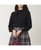 【エニィ スィス/any SiS】の【洗える】カシミヤブレンドパフ袖 ニット ブラック|ID: prp329100004286578 ipo3291000000032734265