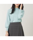 【エニィ スィス/any SiS】の【洗える】カシミヤブレンドパフ袖 ニット ミント|ID: prp329100004286578 ipo3291000000034338321