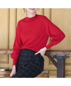 【エニィ スィス/any SiS】の【洗える】カシミヤブレンドパフ袖 ニット レッド|ID: prp329100004286578 ipo3291000000034338323