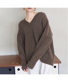 【アンフィーロ 自由区/UNFILO】の【洗える】ウールカシミヤ Vネックニット 人気、トレンドファッション・服の通販 founy(ファニー) ファッション Fashion レディースファッション WOMEN トップス・カットソー Tops/Tshirt ニット Knit Tops Vネック V-Neck A/W・秋冬 Aw・Autumn/Winter・Fw・Fall-Winter おすすめ Recommend インナー Inner ウォッシャブル Washable カシミヤ Cashmere セーター Sweater タートルネック Turtleneck ハイネック High Neck フロント Front ボトム Bottom ラウンド Round 再入荷 Restock/Back In Stock/Re Arrival 洗える Washable 雑誌 Magazine thumbnail ブラウン|ID: prp329100004286616 ipo3291000000029968369