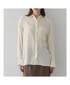 【イェッカ ヴェッカ/YECCA VECCA】のヴィンテージサテンロングシャツ Ivory|ID: prp329100004286949 ipo3291000000029865637