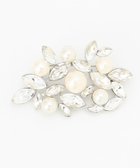 【ジェイ プレス/J.PRESS】のビジューパール ブローチ 人気、トレンドファッション・服の通販 founy(ファニー) ファッション Fashion レディースファッション Fashion for Women おすすめ Recommended / Our Picks アクセサリー Fashion Accessories ギフト プレゼント Gift / Present クリスタル Crystal, Swarovski ショール Shawl, Wrap シンプル Simple, Minimal ジャケット Jacket, Outerwear セレモニー Ceremony パール Pearl, Pearl Accent フラワー Flower, Floral ブローチ Brooch, Pin Brooch エレガント 上品 Elegant thumbnail シルバー系|ID: prp329100004286958 ipo3291000000034664700