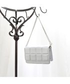 【アンビリオン/UNBILLION】のカシュカシュ cachecache / ブロック型押し2wayチェーンショルダー シルバー|ID: prp329100004287028 ipo3291000000031866652