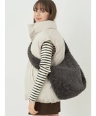 【アースミュージックアンドエコロジー/earth music&ecology】のボアショルダーヒュージBAG Charcoal Gray|ID: prp329100004287061 ipo3291000000029757560